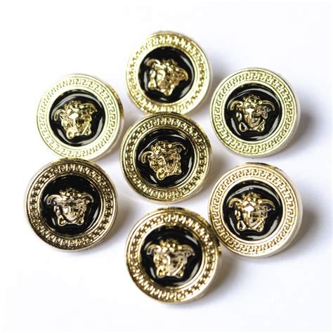 versace gold buttons|versace buttons replacement.